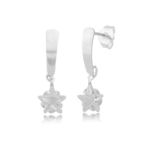 Brinco Estrela Zircônia Cristal