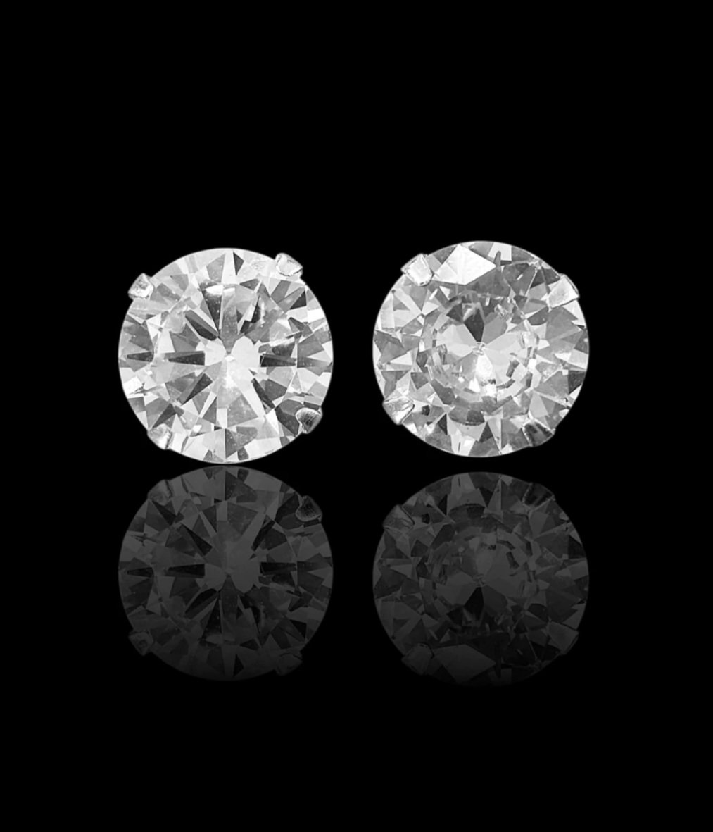 Brinco Zircônia Cristal