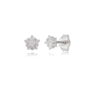 Brinco Estrela Zircônia Cristal